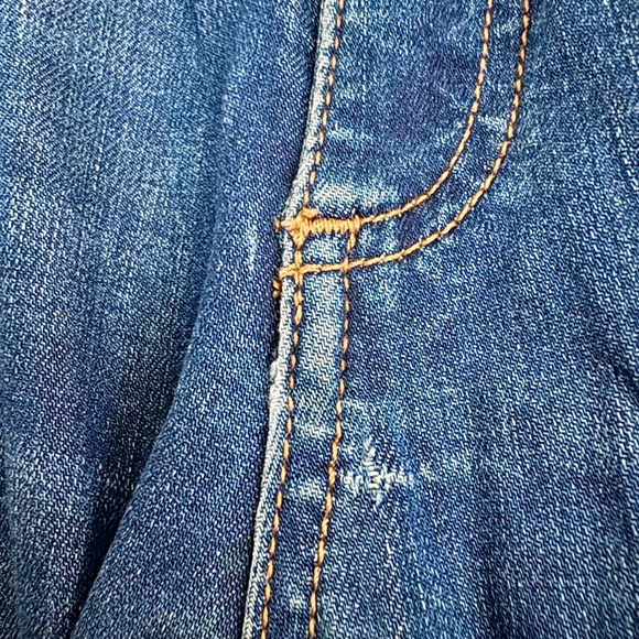 rag & bone Dark Blue Skinny Leg Jeans 9” - Picture 6 of 11